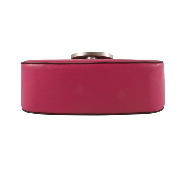 French Connection Maud Smooth Baguette Shoulder Bag & Crossbody Raspberry Sorbet - Picture 6 of 10